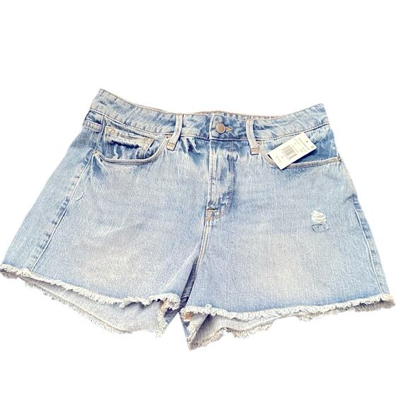 NWT Good American Cut Off Short Size 10 Retail 119.00 High rise - Picture 5 of 6